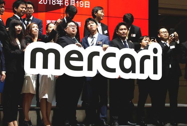 Japan Start-up Mercari Soars In First Day of Tokyo Trade