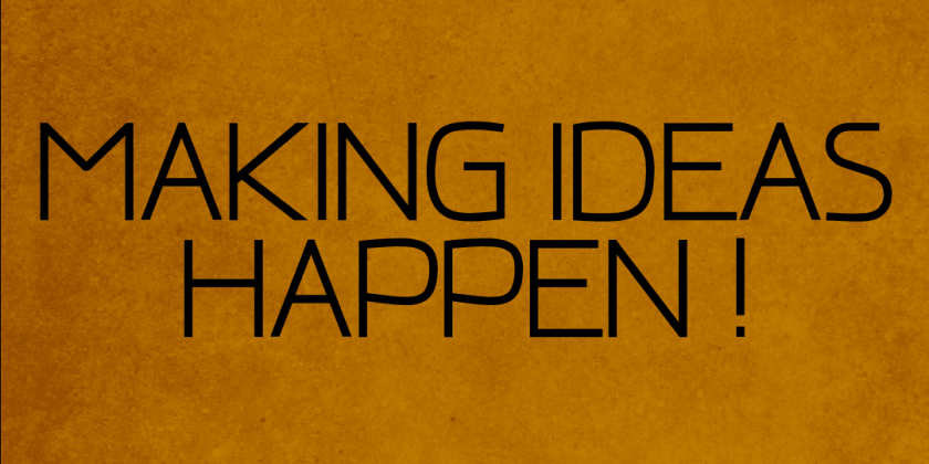 [Poster]Making Ideas Happen!