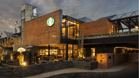 Bali’s new Starbucks flagship store has its own coffee farm and valet parking