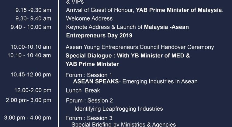 Malaysia – ASEAN Entrepreneurs Day 2019