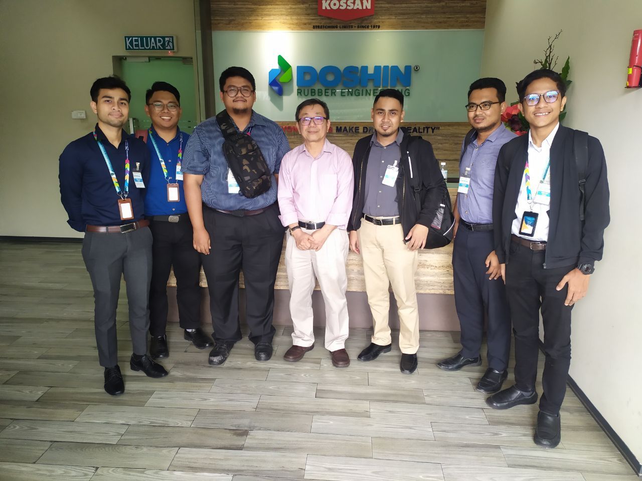 IAViC2019 Organising Committee Visit To Doshin Rubber Engineering