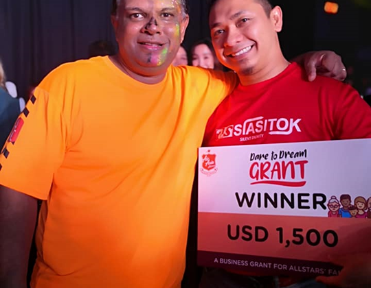 Siasitok secured Dare to Dream Grant AirAsia 2019