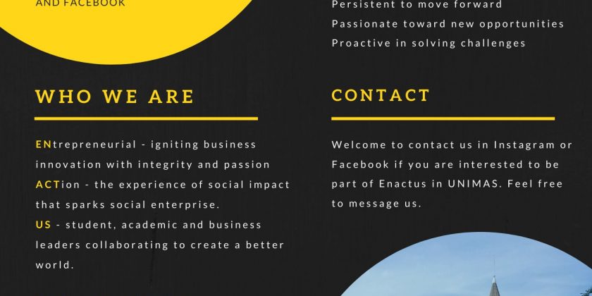 ENACTUS UNIMAS NEW INTAKE 2020/2021