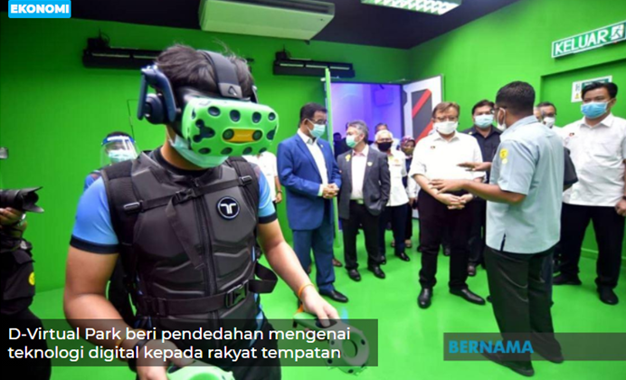 D-Virtual Park beri pendedahan mengenai teknologi digital kepada rakyat tempatan