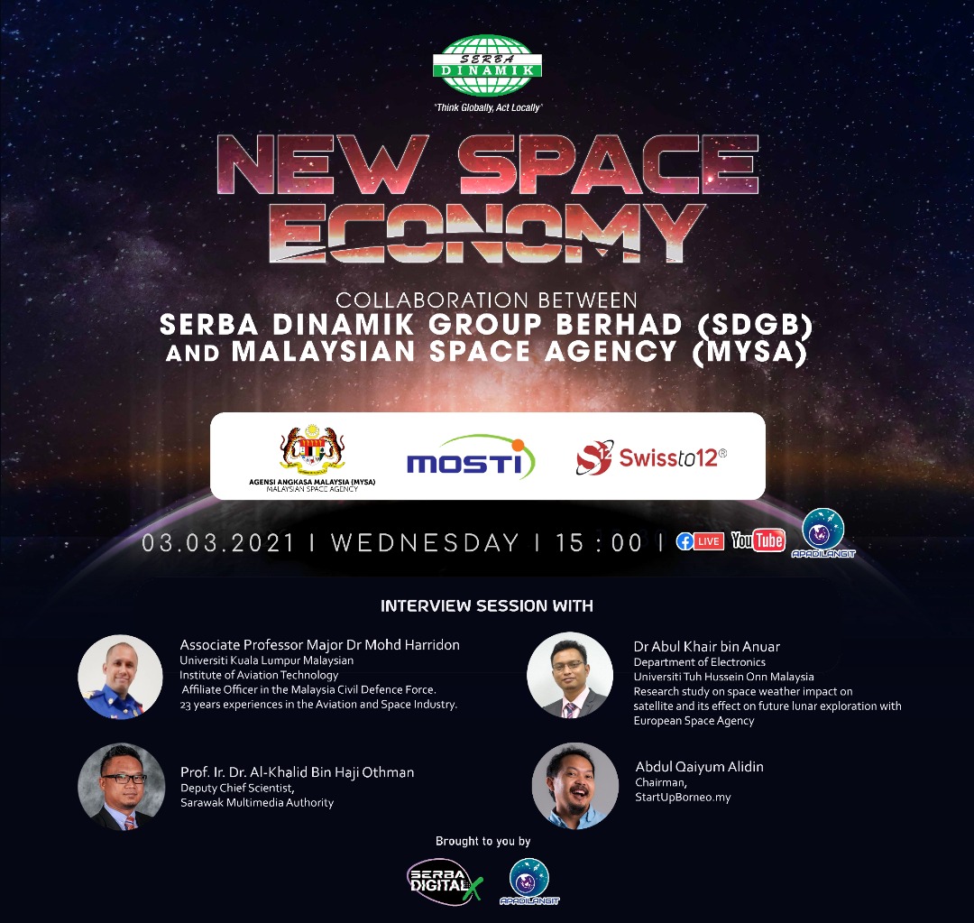 “New Space Economy” dan kerjasama Serba Dinamik Group Berhad