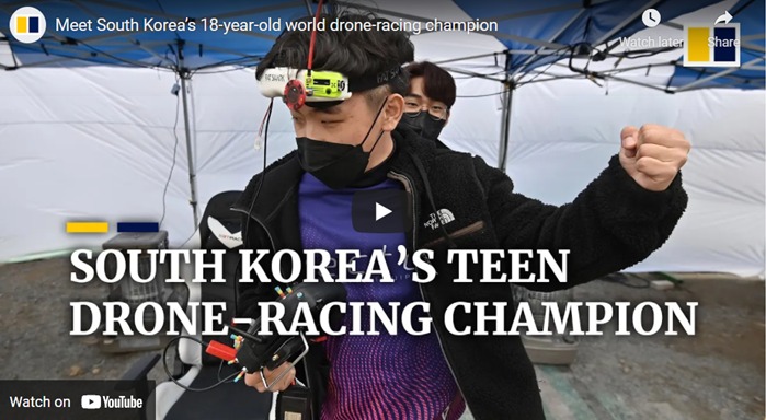 Meet South Korea’s 18-year-old world drone-racing champion