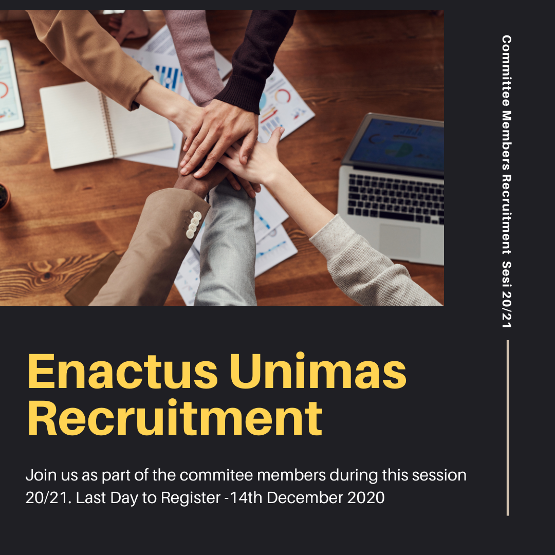 Greetings everyone!

This semester Enactus UNIMAS will be running a committee se…