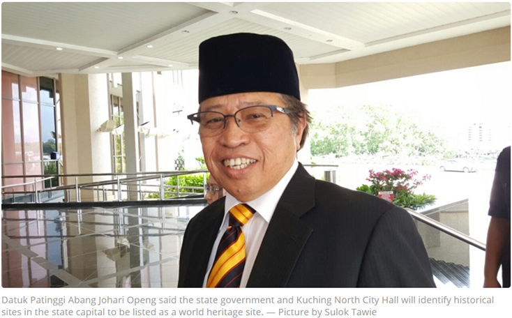 Sarawak eyes several location in Kuching as Unesco heritage sites