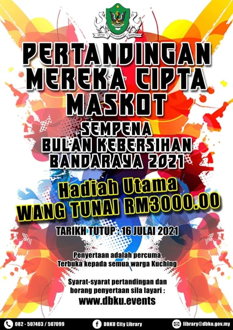 Pertandingan Mereka Cipta Logo Dan Maskot Sempena Bulan Kebersihan 2021Sukacit…