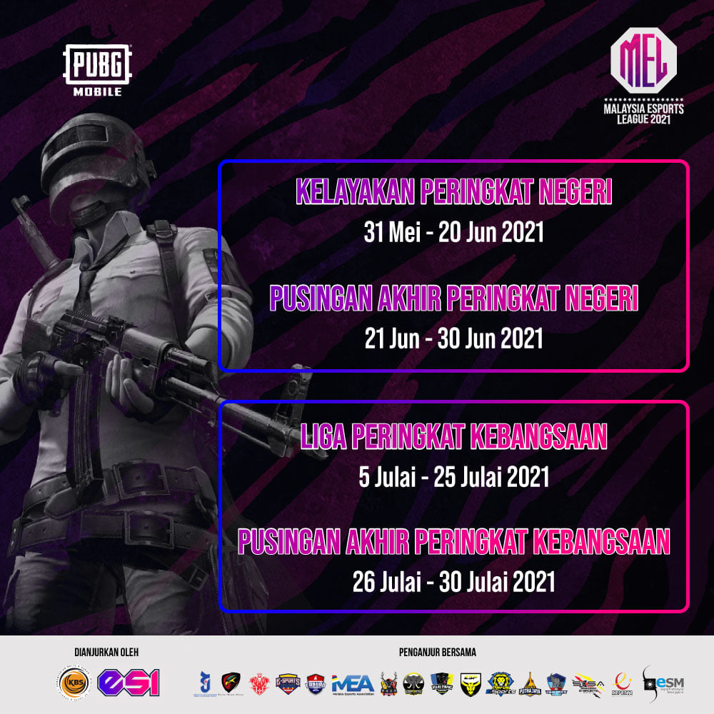 Pendaftaran PUBGM untuk MEL2021 Peringkat Negeri Sarawak kini dibuka !!
Sila daf…