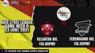 Saksikan 2 perlawanan Sarawak AVL dalam Axis State League dibawakan oleh Axis Es…