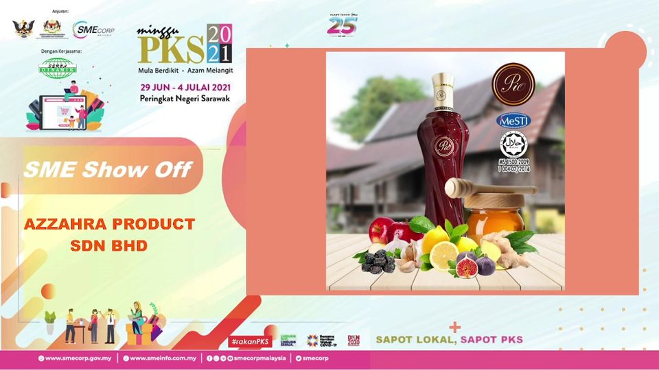 APOT LOKAL, SAPOT PKS 

SESI SME SHOW OFF 

Bersama

 AZZAHRA PRODUCT SDN BHD 

…