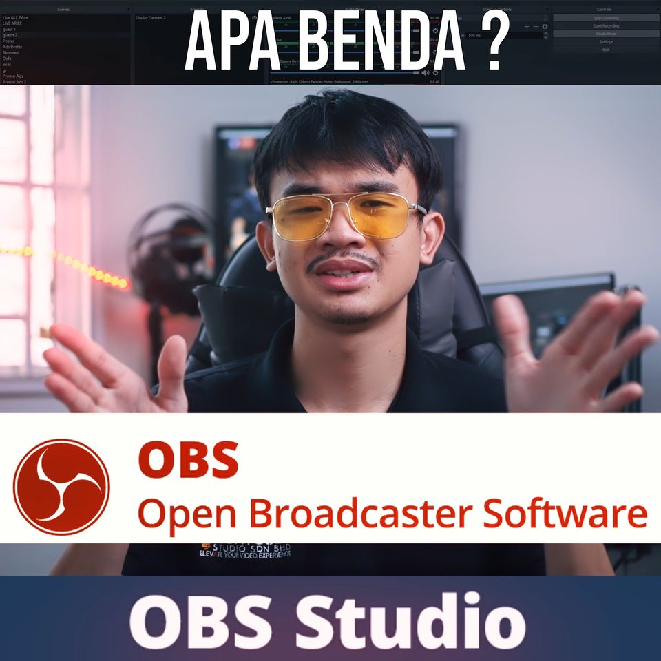 OBS Studio adalah rangkaian perisian sumber terbuka dan percuma untuk rakaman da…