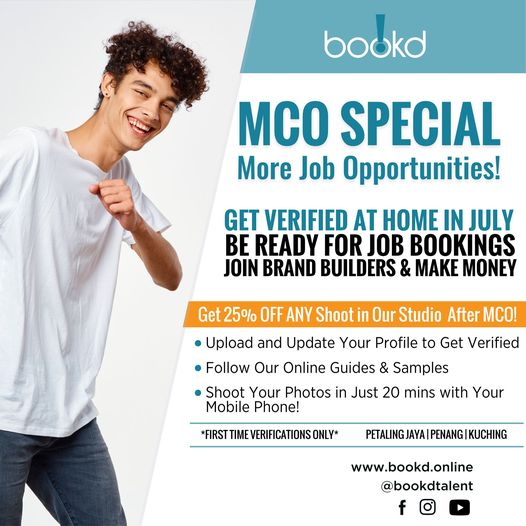 Get 25% OFF Studio Shoots after MCO   MALAYSIA ONLY 
Join Us at www.bookd.onli…