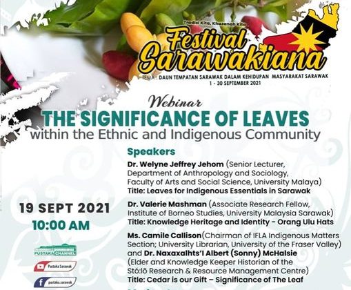 WEBINAR : THE SIGNIFICANCE OF LEAVES WITHIN THE ETHNIC AND INDIGENIOUS COMMUNITY…