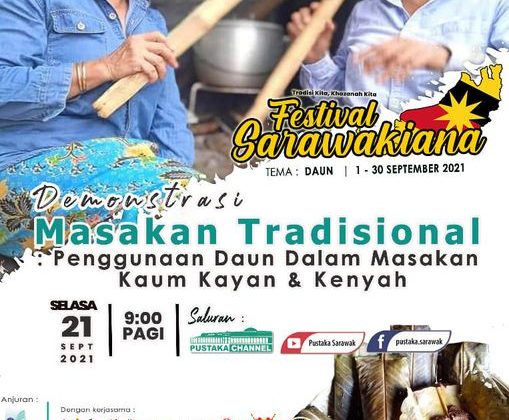 DEMONSTRASI MASAKAN TRADISIONAL PENGGUNAAN DAUN DALAM MASAKAN KAUM KAYAN DAN KEN…