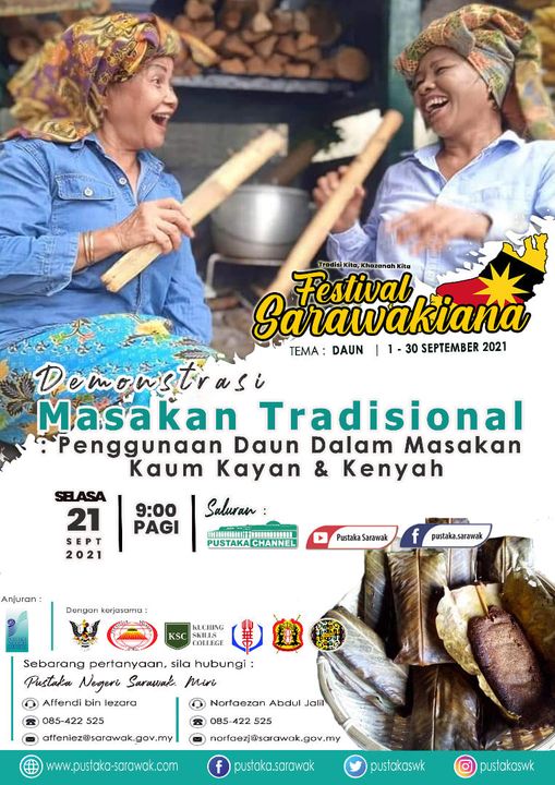 DEMONSTRASI MASAKAN TRADISIONAL PENGGUNAAN DAUN DALAM MASAKAN KAUM KAYAN DAN KEN…