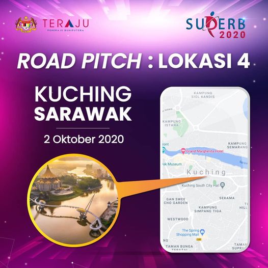 Pencarian usahawan SUPERB 2020 diteruskan dengan Road Pitch di Kuching, Sarawak …