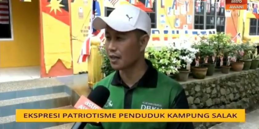 Ekspresi Patriotisme Penduduk Kpg Salak