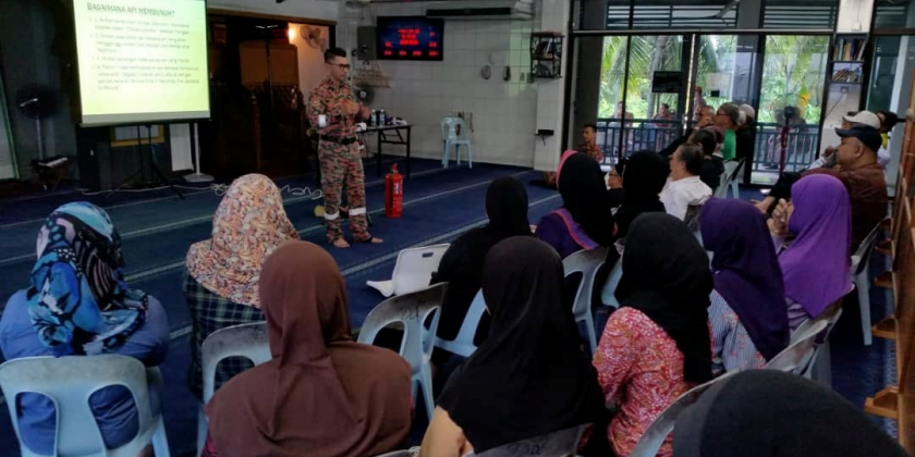 Ceramah Keselamatan dan Kebakaran anjuran KJM Kpg Temedak/Muhibah