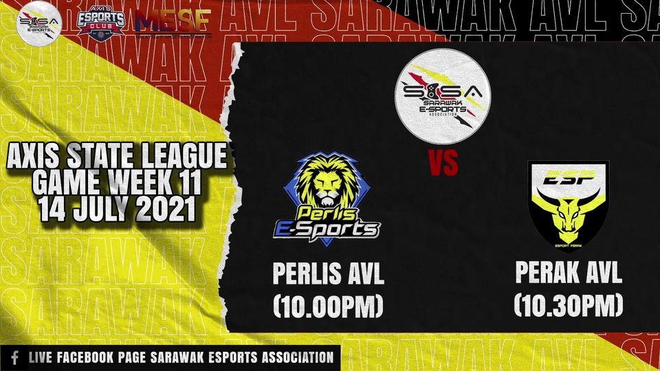 Saksikan 2 perlawanan Sarawak AVL dalam Axis State League dibawakan oleh Axis Es…