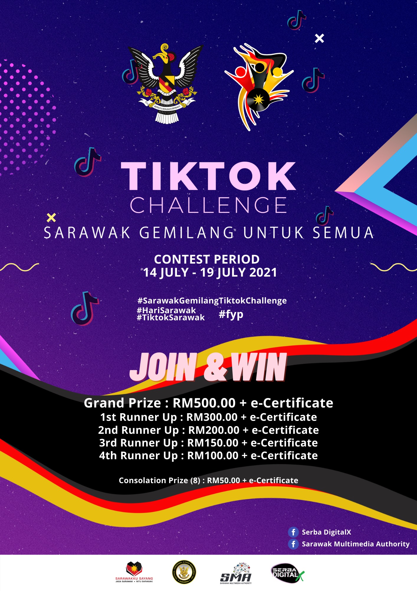 Tiktok Challenge Sarawak Gemilang untuk Semua!