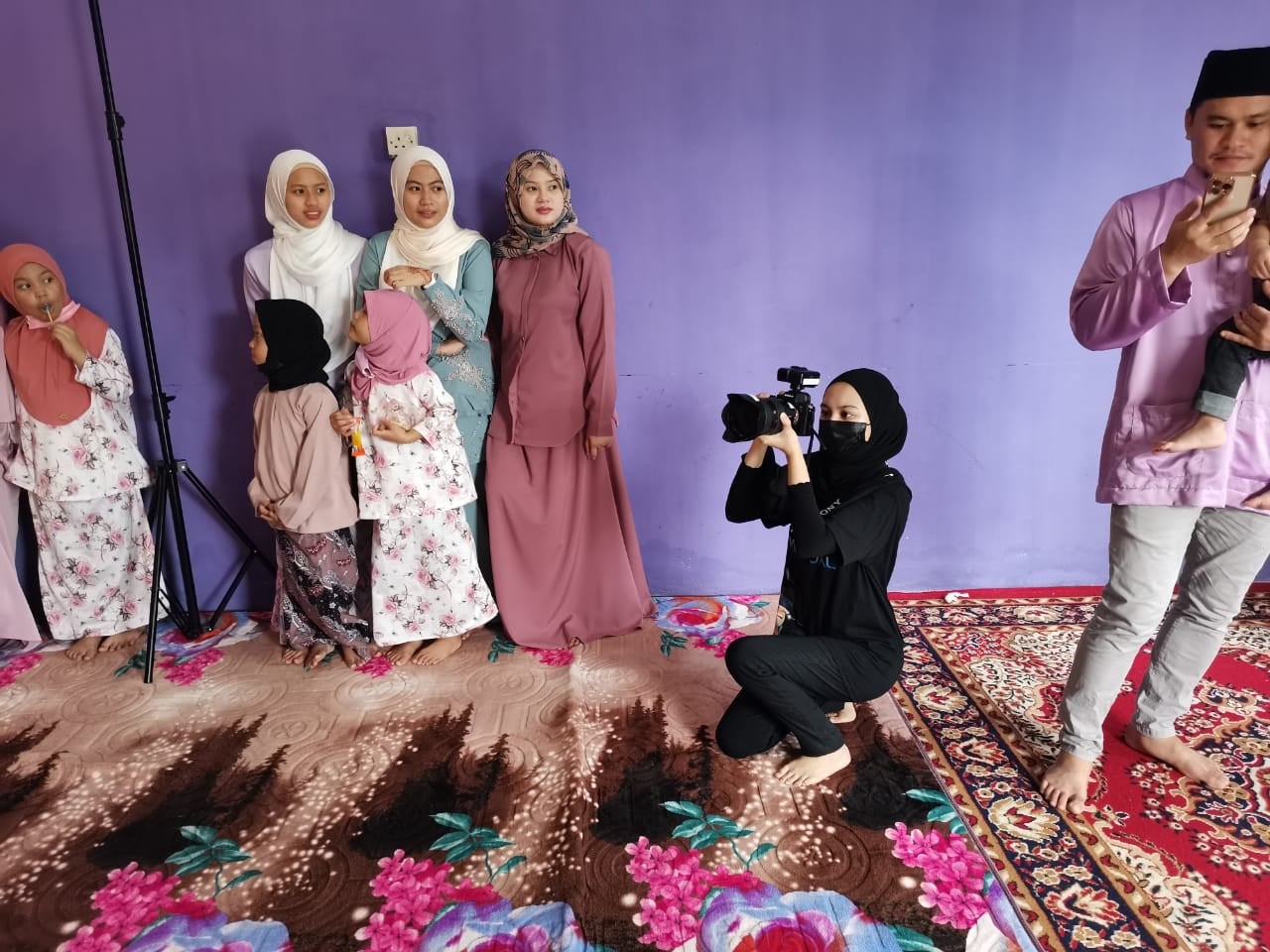 Done with today work with our new Photographer | Nur Alliya Afiqah