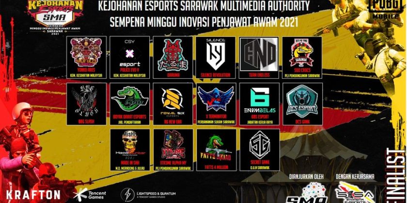 [PUBG MOBILE] KEJOHANAN ESPORTS SARAWAK MULTIMEDIA AUTHORITY

Sempena Minggu Ino…