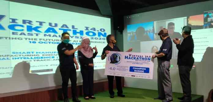 Happy Go Lucky juara Pertandingan Virtual I4.0 Hackathon Malaysia Timur 2020